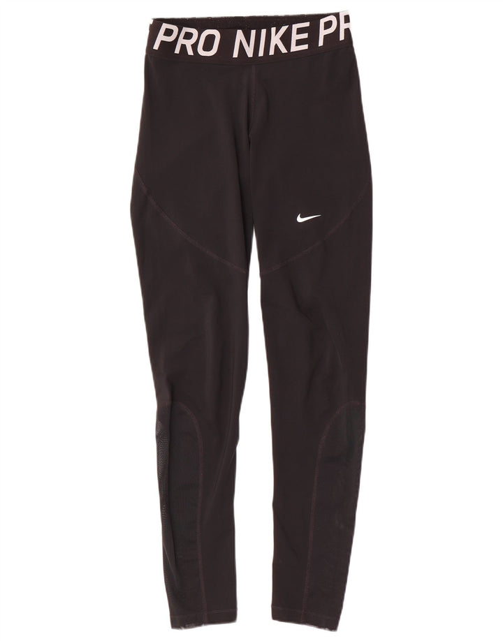Leggings Nike Dri Fit Graphic UK 14 Médio Preto