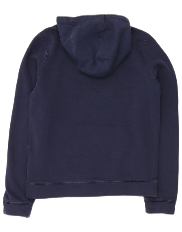 NIKE Meninos Graphic Hoodie Jumper 12-13 Anos Grande Azul Marinho Algodão