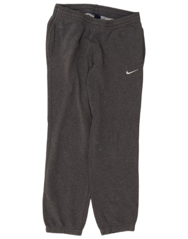Calça de treino masculina Nike joggers pequeno algodão cinza