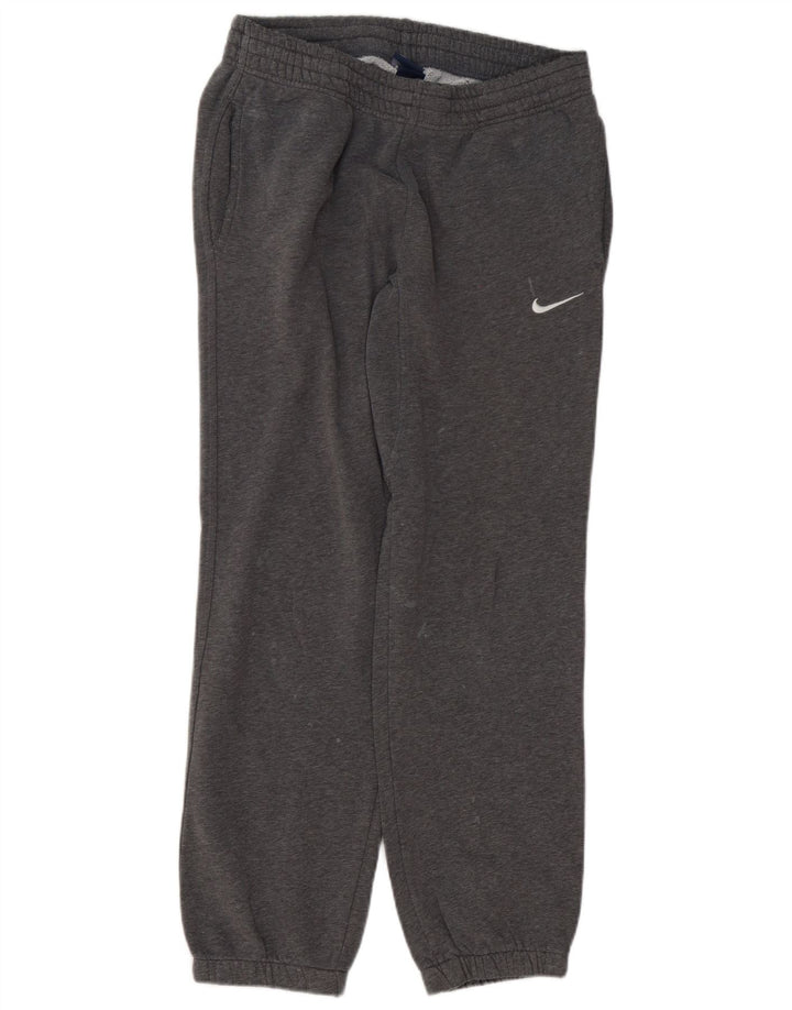 Calça de treino masculina Nike joggers pequeno algodão cinza