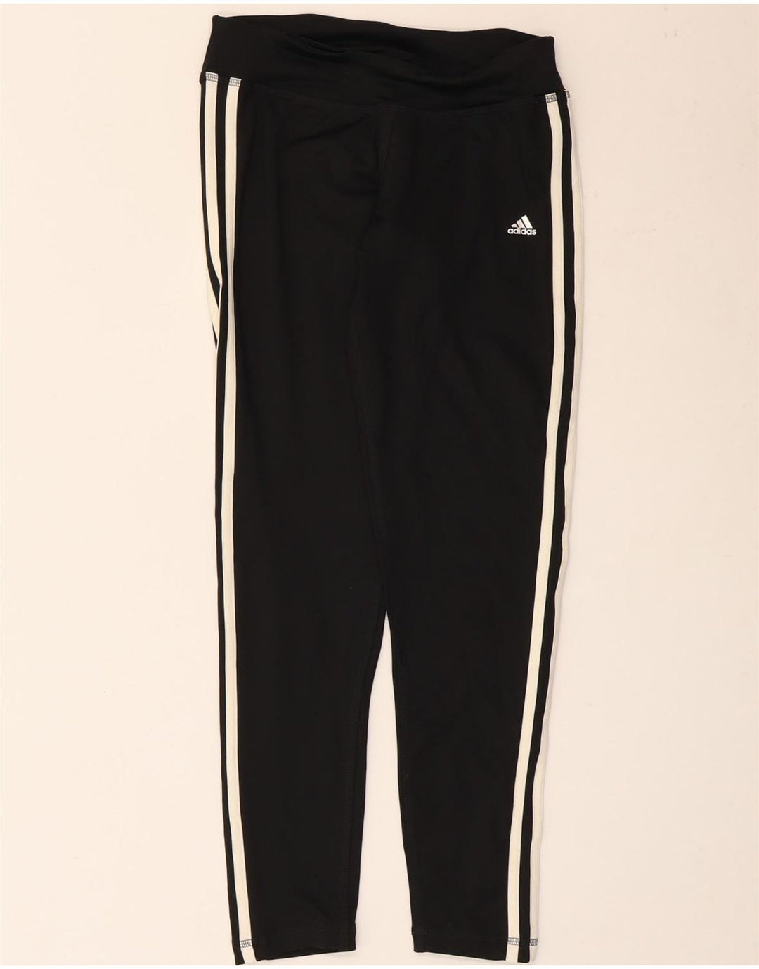 Adidas Womens Climalite Leggings UK 8/10 Pequeno Poliéster Preto