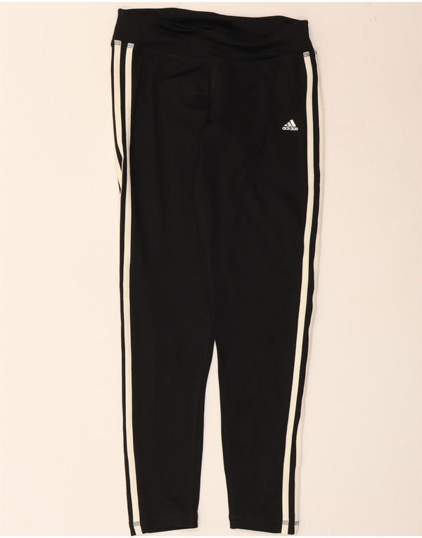 Adidas Womens Climalite Leggings UK 8/10 Pequeno Poliéster Preto