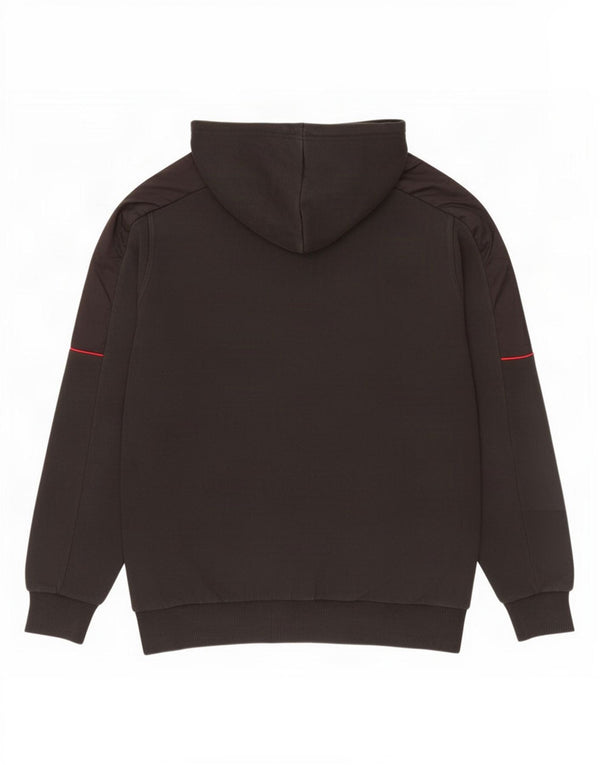 Puma Mens Hoodie Jumper Grande Algodão Preto