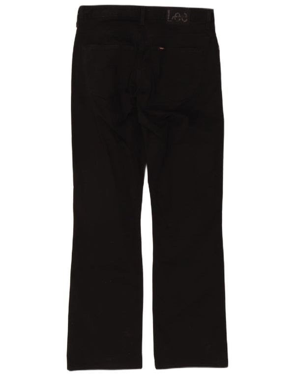 Lee Womens Cameron Bootcut Calça Casual W32 L33 Algodão Preto