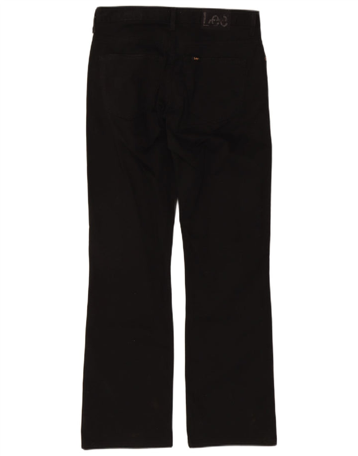 Lee Womens Cameron Bootcut Calça Casual W32 L33 Algodão Preto