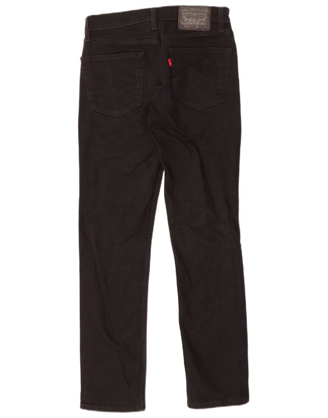 Levi's Masculino 511 Slim Jeans W30 L32 Algodão Preto