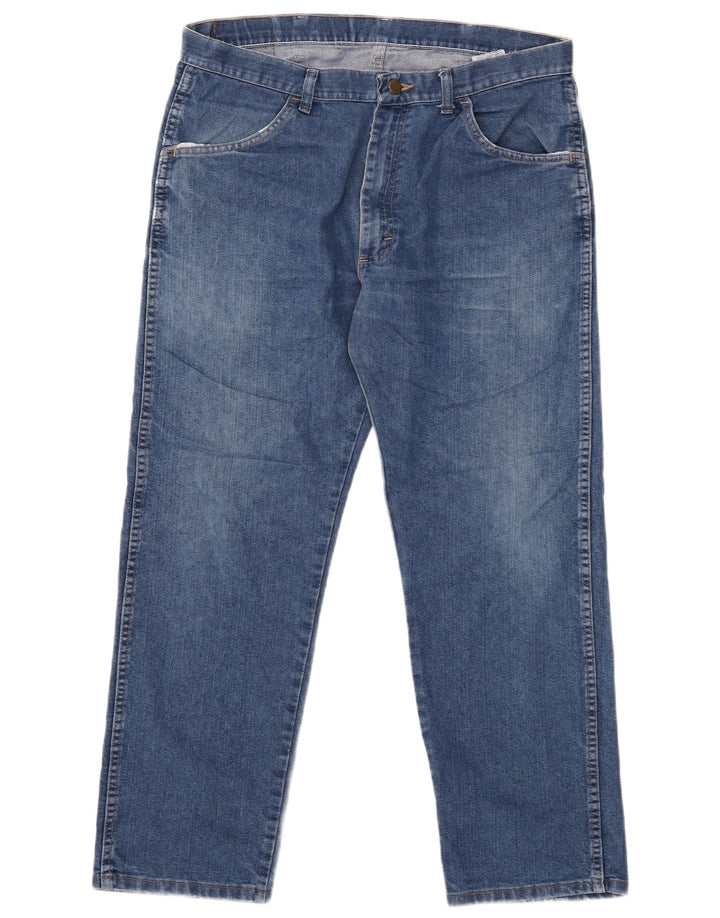 Wrangler Masculino Regular Fit Jeans Reta W36 L29 Azul