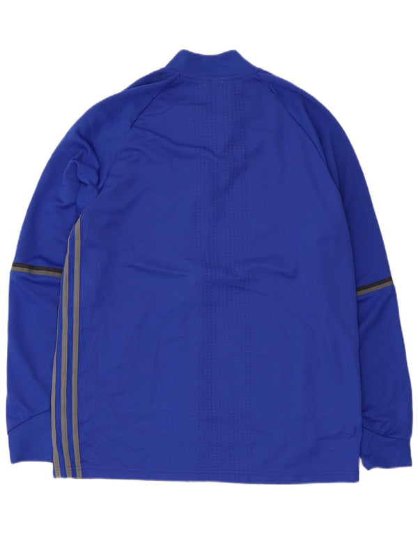 ADIDAS Mens Climacool Graphic Tracksuit Top Jaqueta Grande Azul Poliéster