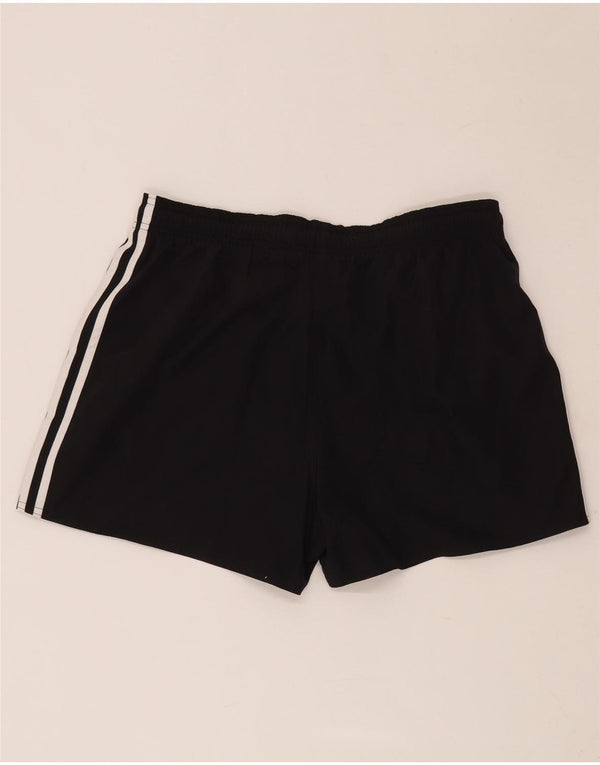 Shorts esportivos femininos ADIDAS UK 14 grande poliéster preto