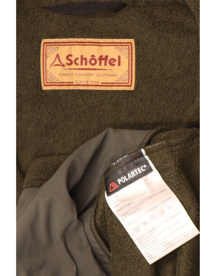 Schoffel Mens Fleece Gilet UK 40 Grande Poliéster Cáqui