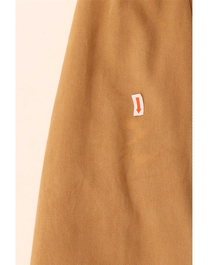 Jaqueta blazer masculina Zara com 2 botões EU 48 algodão marrom médio