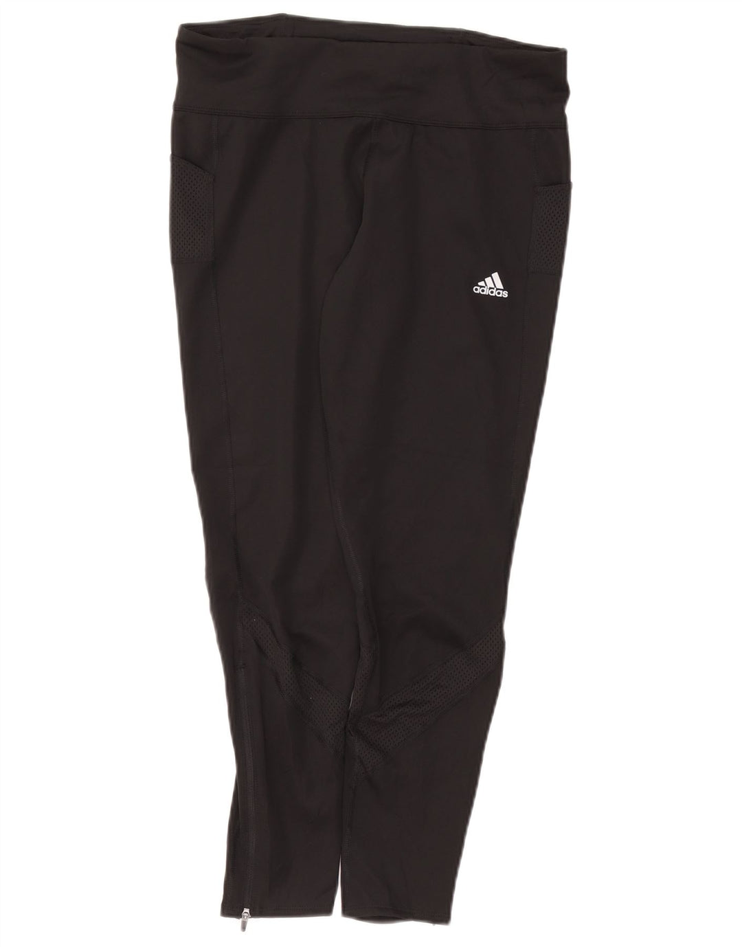 ADIDAS Womens Aeroready Leggings UK 16/18 Grande Preto Poliéster