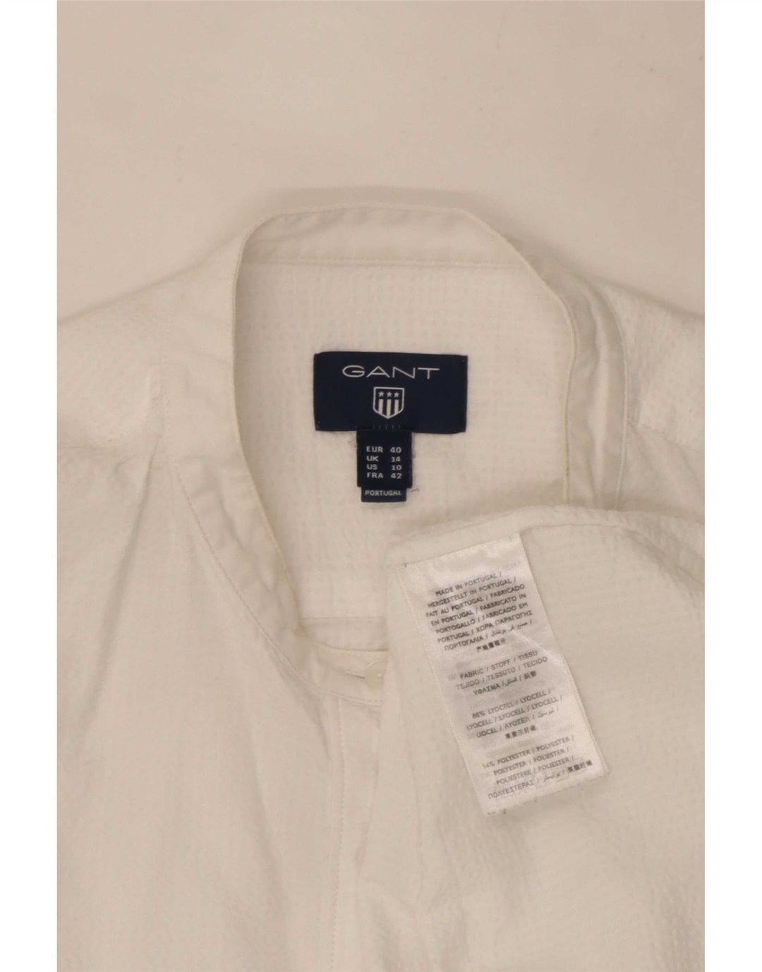 Pulôver feminino Gant Reino Unido 14 grande lycra branca
