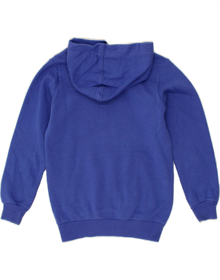 UMBRO Boys Graphic Hoodie Jumper 6-7 Years Blue Cotton Vintage Umbro and Second-Hand Umbro from Messina Hembry 