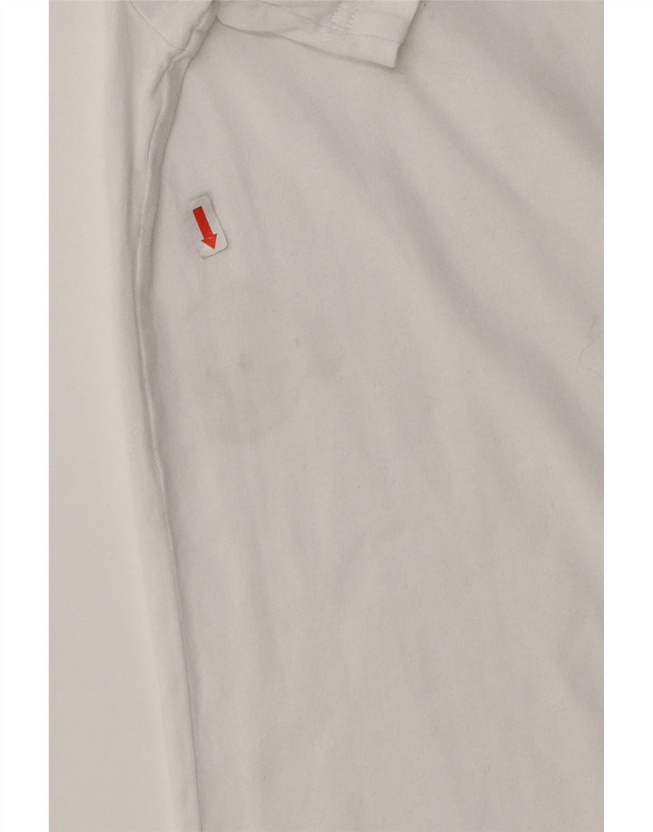 ADIDAS Girls T-Shirt Top 11-12 Years White Cotton Vintage Adidas and Second-Hand Adidas from Messina Hembry 