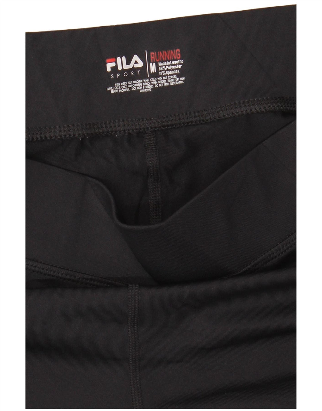 Leggings Fila Feminino UK 14 Médio Poliéster Preto