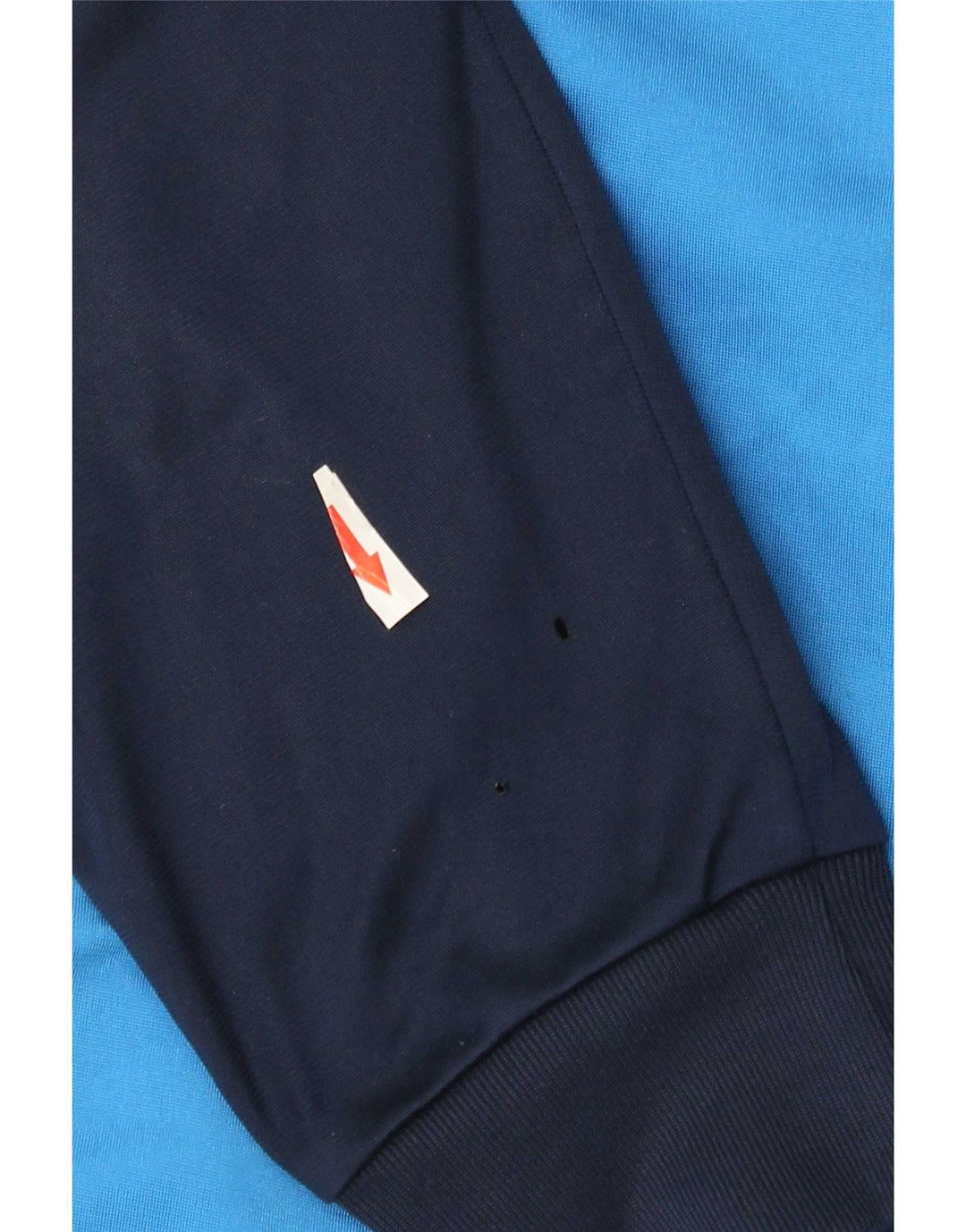 Adidas Mens Tracksuit Top Jacket UK 42/44 Grande Azul Colorblock Poliéster