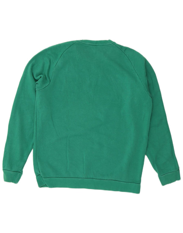 ADIDAS Mens Sweatshirt Jumper XL Turquesa Algodão