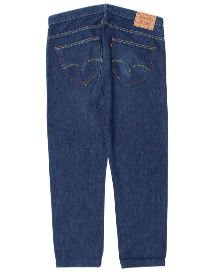 Levi's Masculino 504 Straight Jeans W36 L29 Azul Algodão