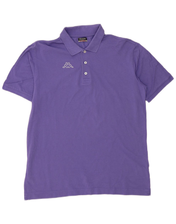 Camisa polo masculina Kappa 2XL algodão azul marinho
