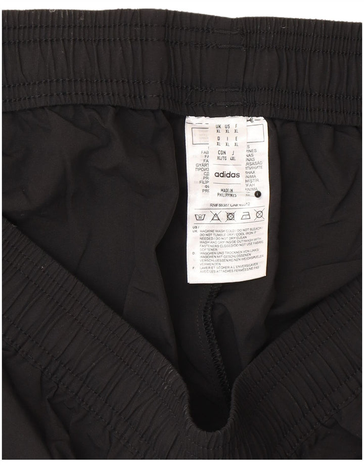 Shorts esportivos gráficos masculinos Adidas XL preto poliéster