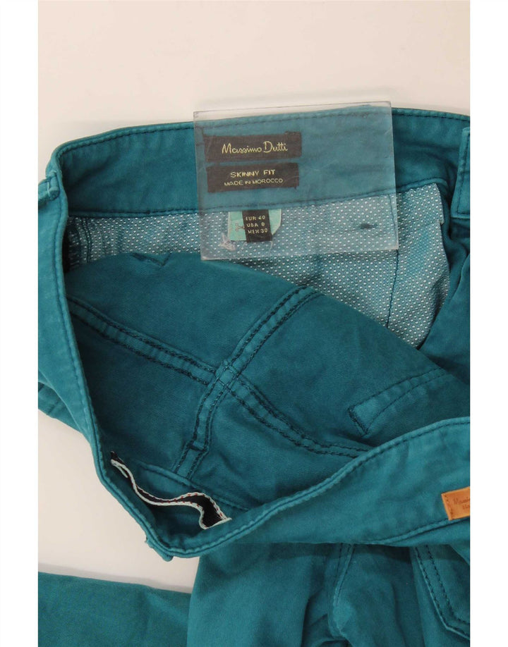 Jeans skinny feminino Massimo Dutti EU 40 médio W30 L29 azul
