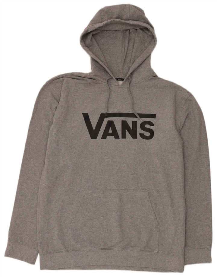 VANS Masculino Graphic Hoodie Jumper 2XL Cinza Poliéster