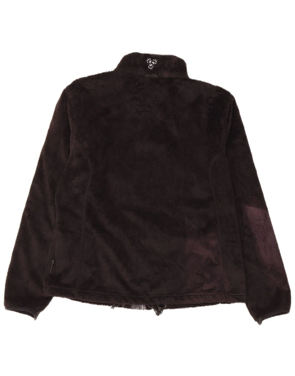 Jaqueta feminina de lã com forro Jack Wolfskin Reino Unido 16 grande poliéster preto