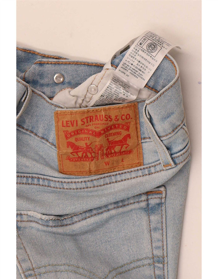 Levi's Masculino 502 Tapered Jeans W29 L30 Azul Algodão