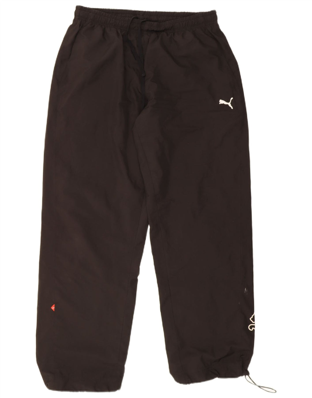 Calça de treino masculina Puma Graphic grande poliéster preto