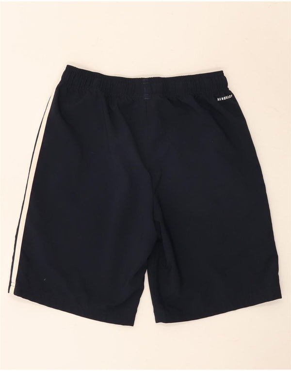 Calções desportivos Adidas Boys Aeroready 13-14 anos azul marinho poliéster