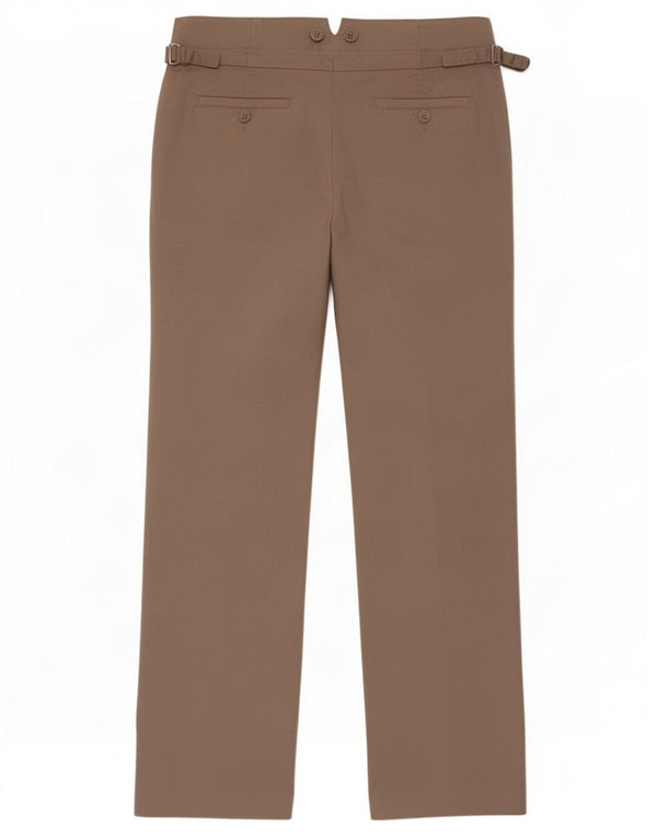 Calça Chino Modern Flare Feminina Gap Reino Unido 12 Médio W32 L31 Algodão Bege