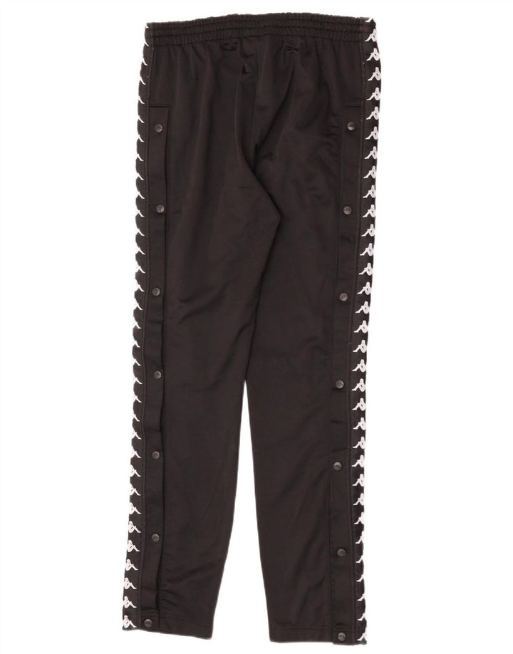 Calça de treino masculina Kappa Graphic preto médio poliéster