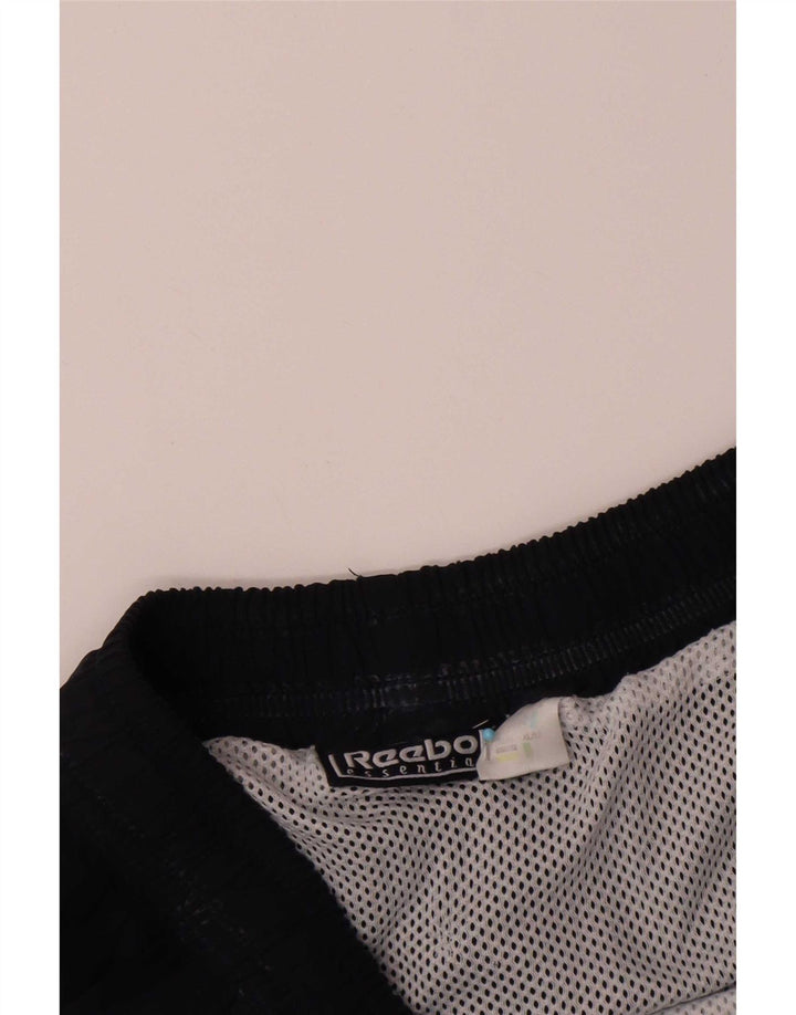 Shorts esportivos masculinos Reebok XL poliéster preto