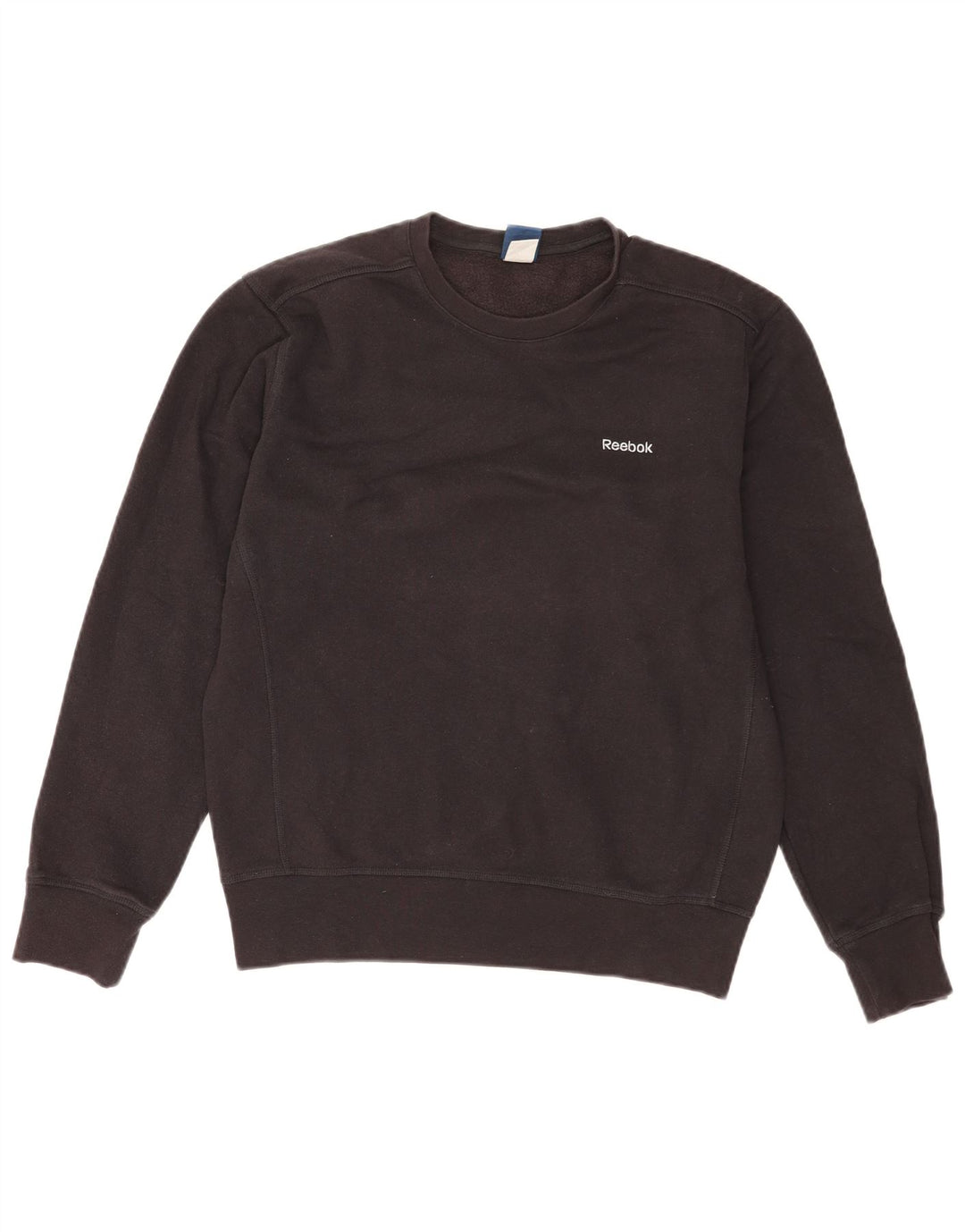 REEBOK moletom masculino jumper médio algodão preto