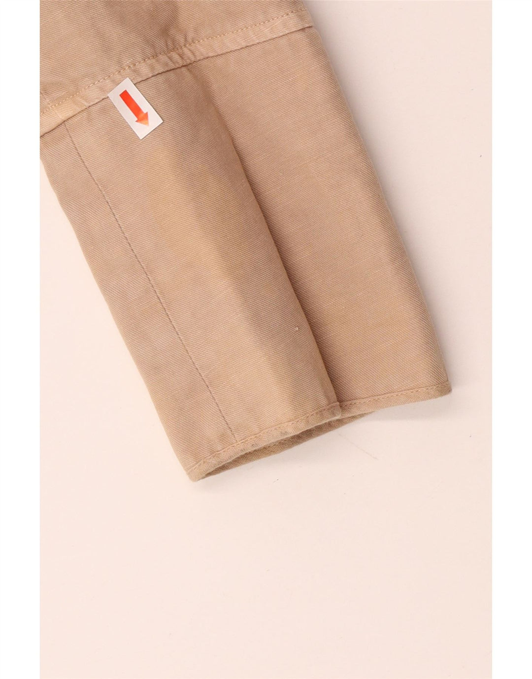 Jaqueta blazer feminina PINKO com 2 botões Reino Unido 8 algodão bege pequeno