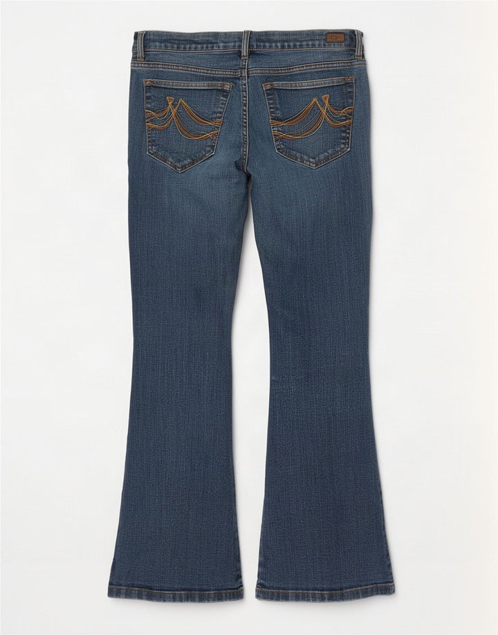 Calça jeans feminina Dkny Bootcut W30 L28 azul