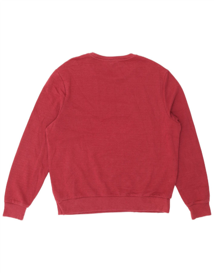 MICHAEL KORS moletom gráfico masculino jumper grande algodão borgonha