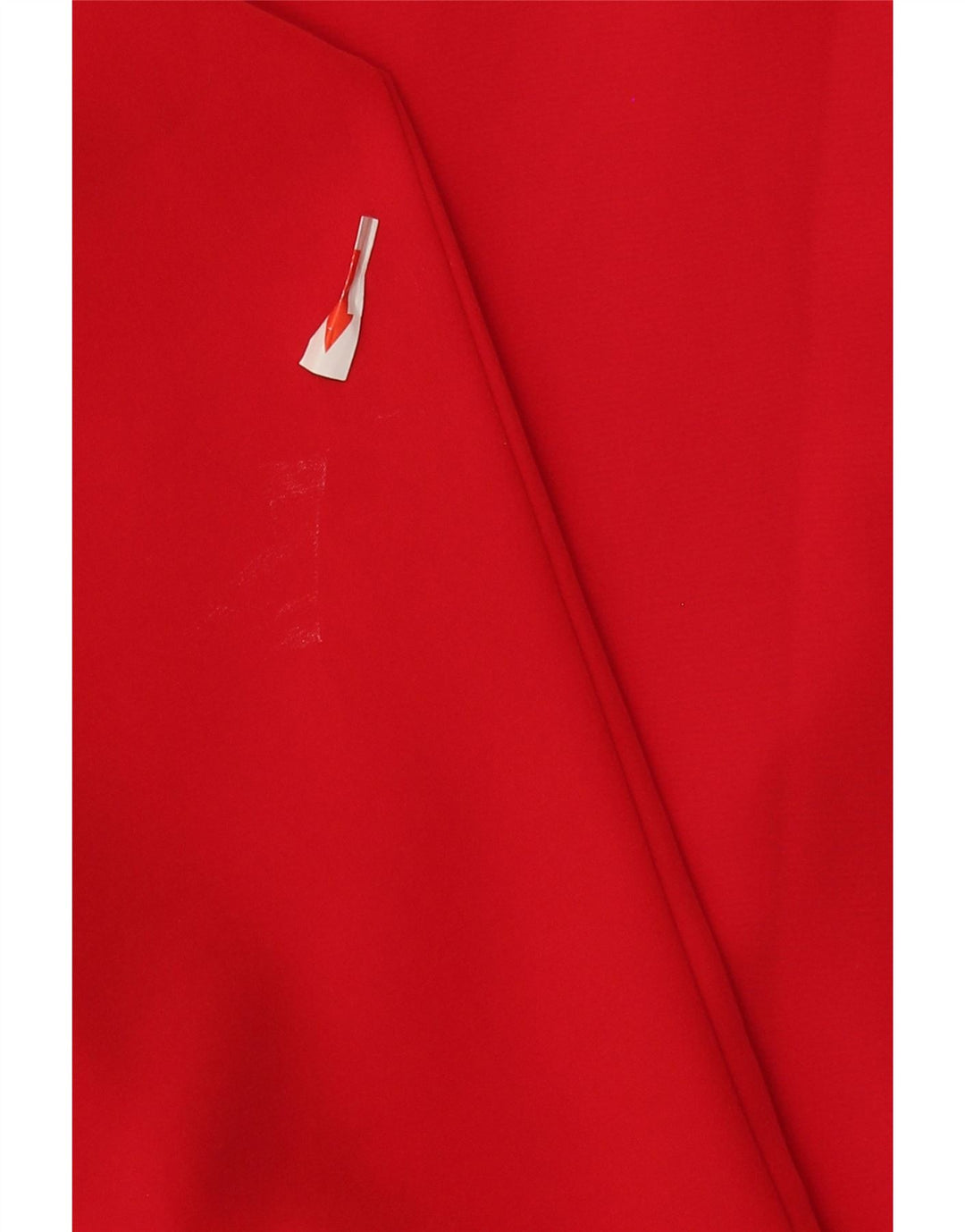 Blusa feminina Yves St. Clair Petites EUA 8 poliéster vermelho médio