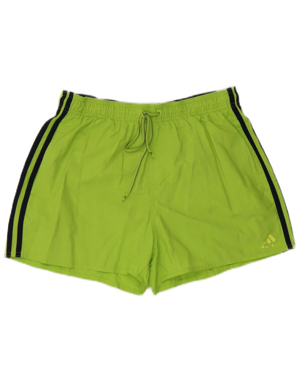 ADIDAS Mens Sport Shorts Médio Verde Nylon