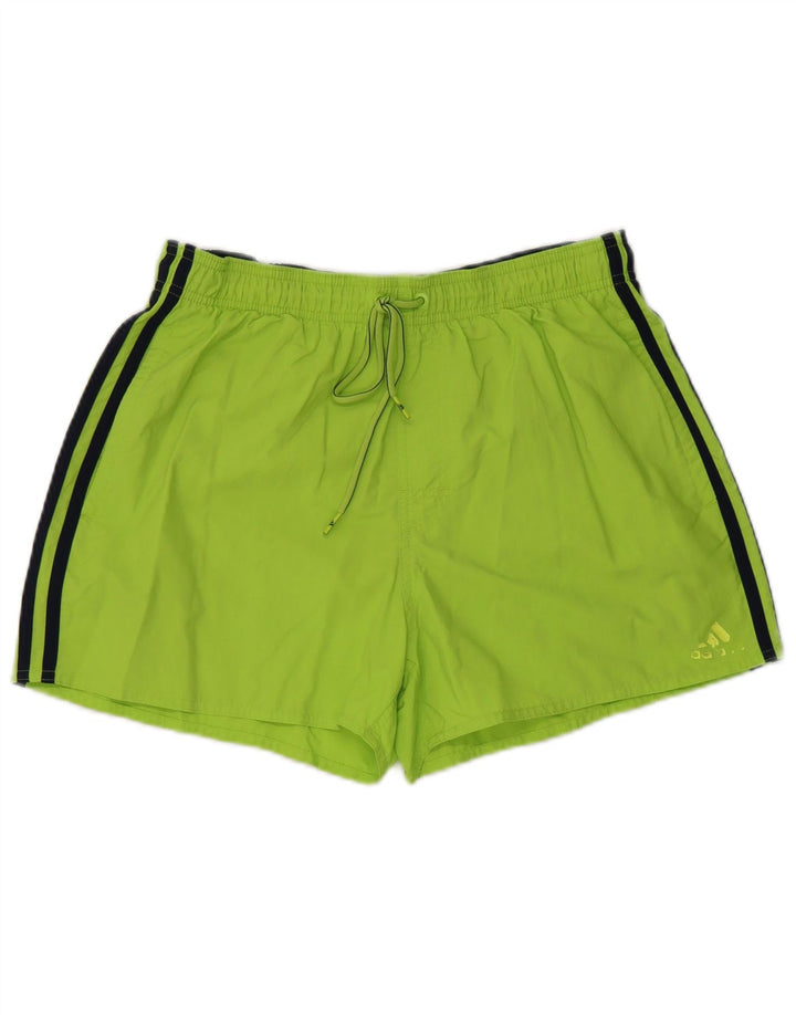 ADIDAS Mens Sport Shorts Médio Verde Nylon