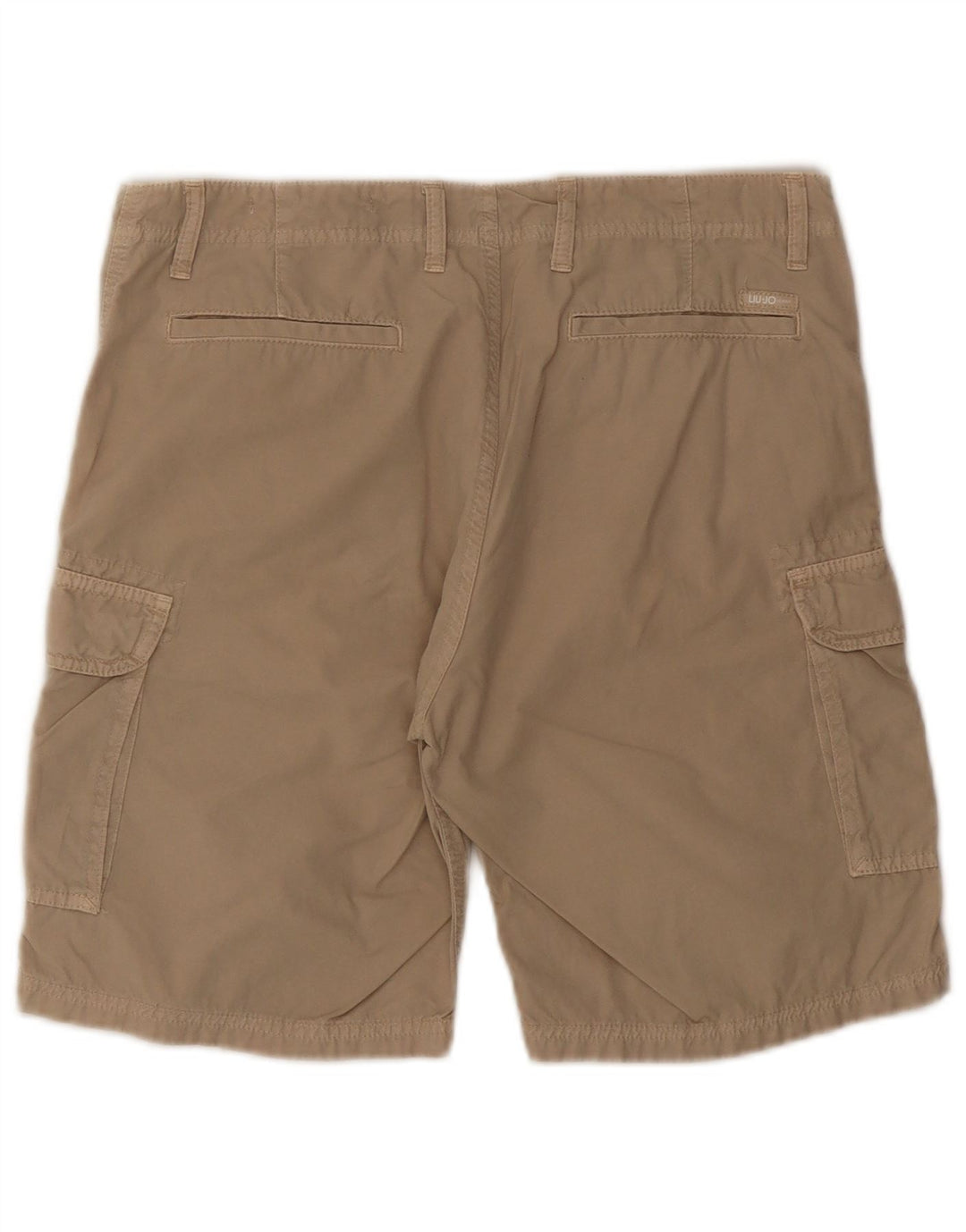 LIU JO Shorts cargo feminino IT 50 XL W34 algodão bege