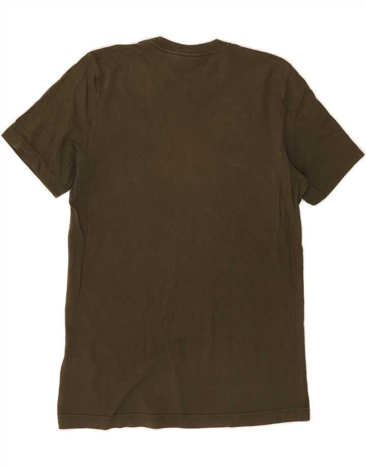 ADIDAS Mens Graphic T-Shirt Top Small Green Cotton Vintage Adidas and Second-Hand Adidas from Messina Hembry 