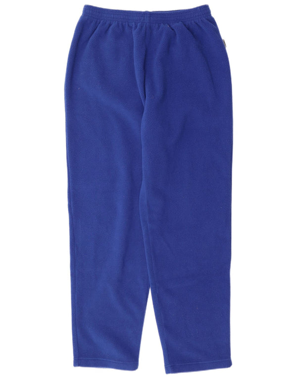 Calça de treino de lã feminina Spalding UK 14 grande poliéster azul