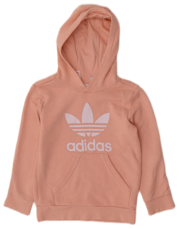 ADIDAS Meninas Graphic Full Tracksuit 5-6 Anos Rosa Algodão