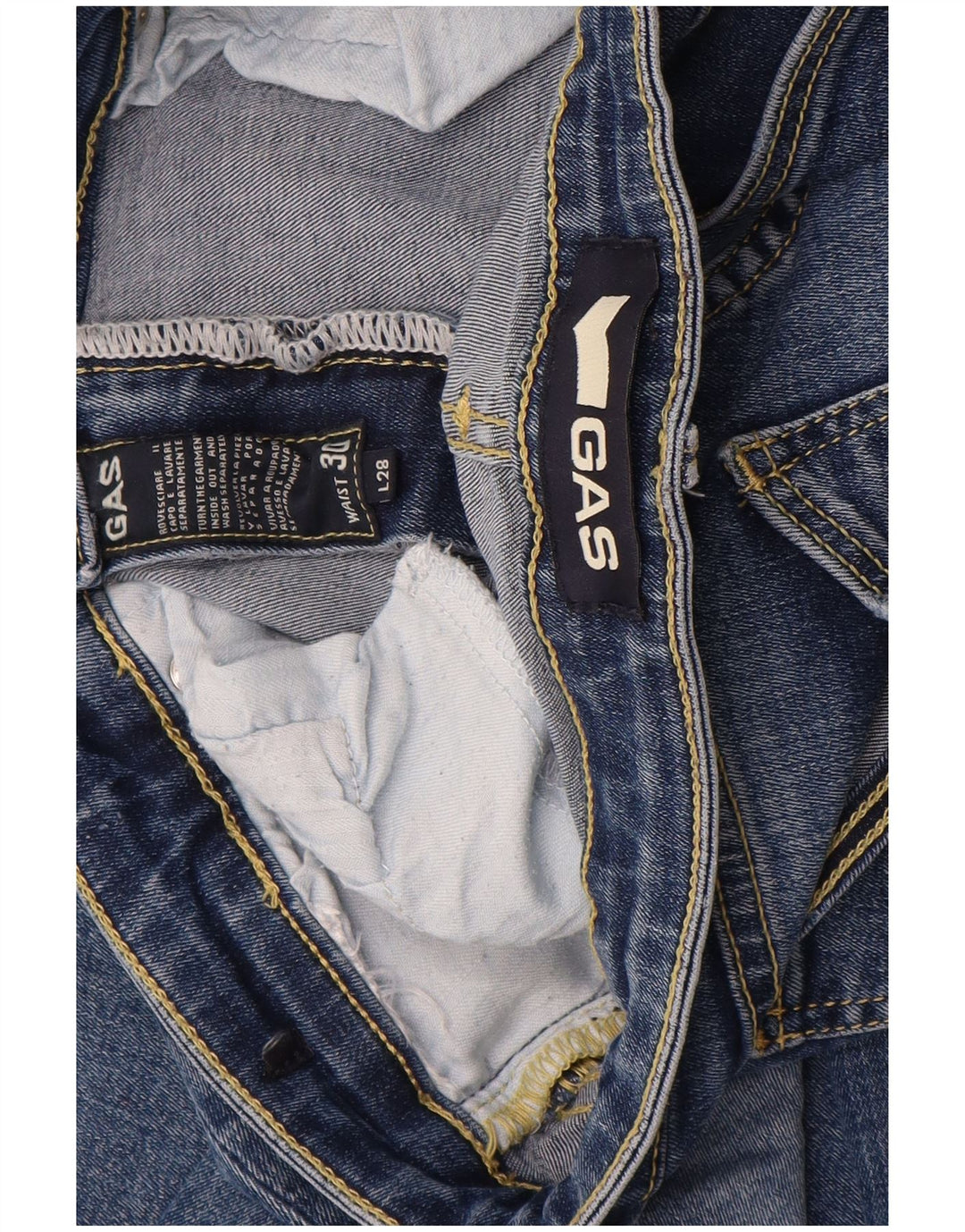 Jeans skinny feminino Gas W30 L28 azul