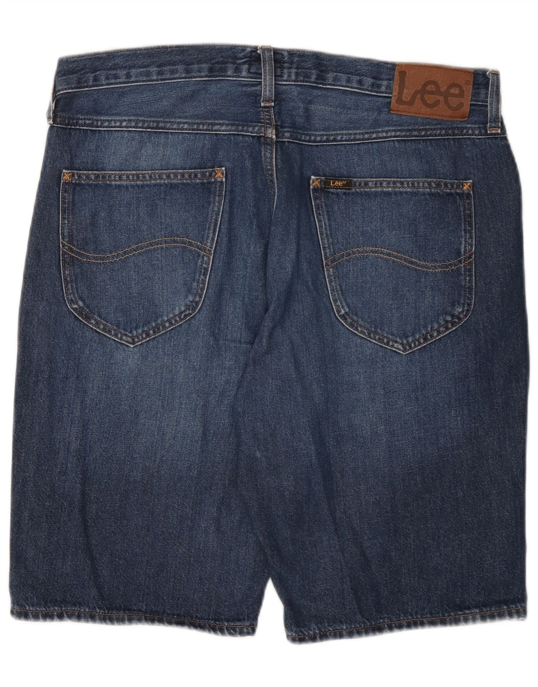 Shorts jeans masculino Lee W34 grande algodão azul