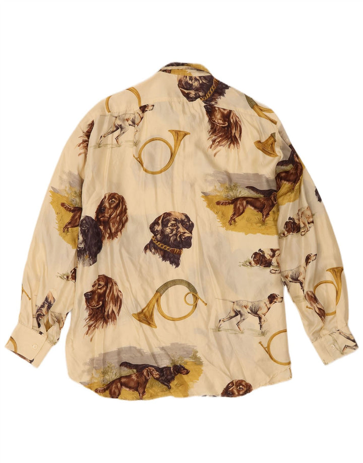 Scapa blusa feminina oversized UE 38 médio off white estampa animal