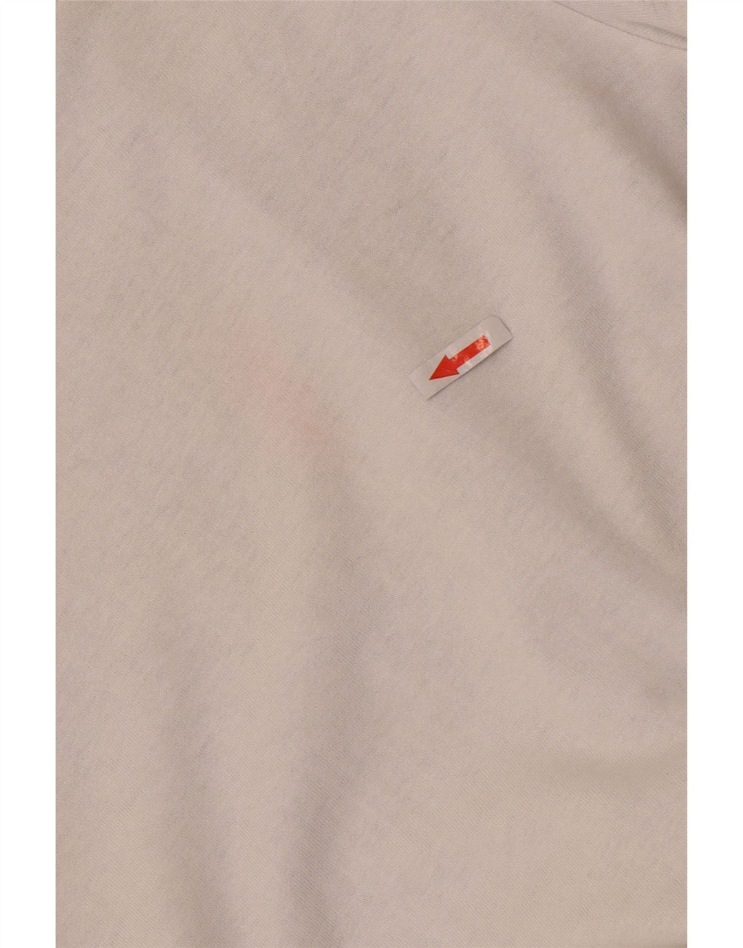 Blusa oversized feminina Zara UK 14 algodão colorblock branco médio