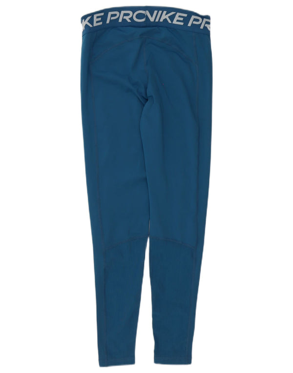 Leggings Nike Dri Fit Graphic UK 12 Médio Azul Poliéster